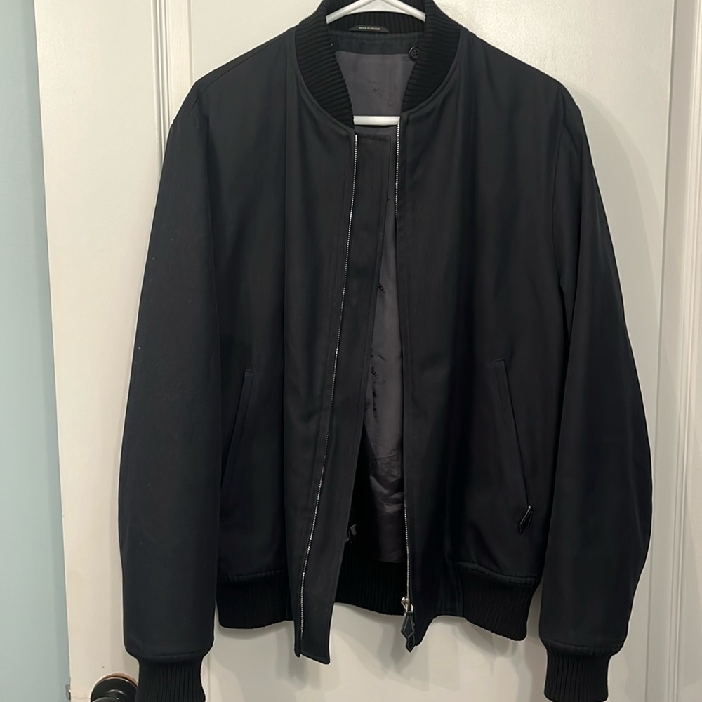 Men's Hermes Black Jacket Like New condition size 48